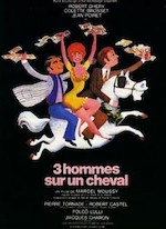 TROIS HOMMES SUR UN CHEVAL