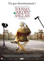 TOURNAGE DANS UN JARDIN ANGLAIS.