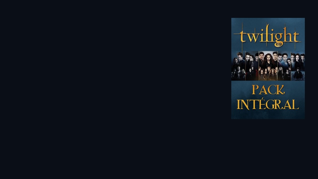 Twilight 1 Streaming Complet Vf Filmstoon PACK INTÉGRALE TWILIGHT en Streaming Complet VF VO | FILMO VOD